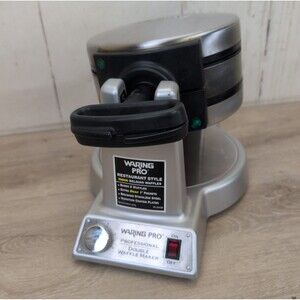 Waring Pro WMK600 Double Belgian Waffle Maker Professional Style Tested